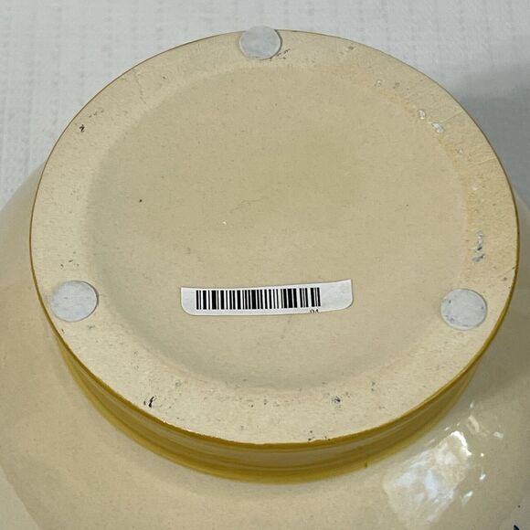 Big Bulgy Eye Face Ceramic Pedestal Planter Flower Pot Multi HANDMADE - Picture 17 of 17